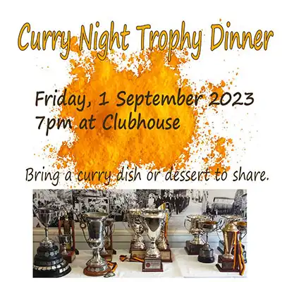 Trophy Dinner flyer