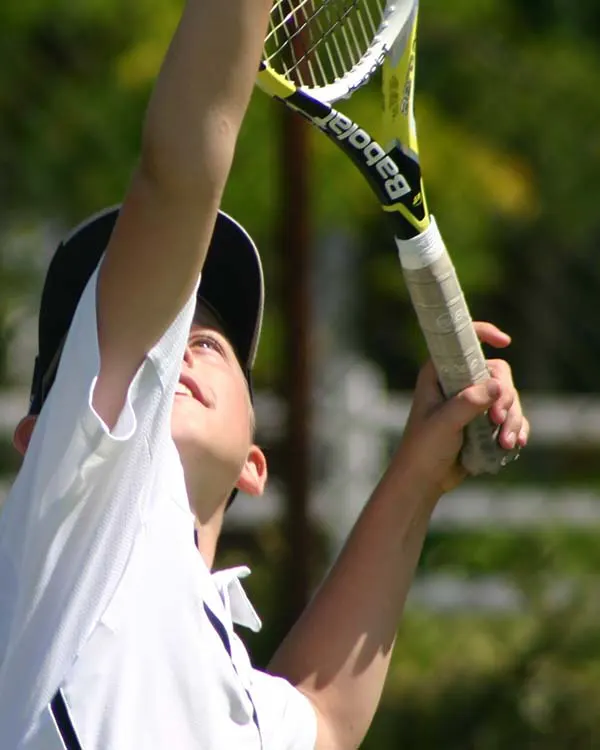 OPTC junior tennis player